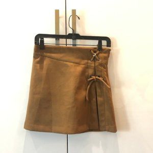 Zara Suede Brown Skirt